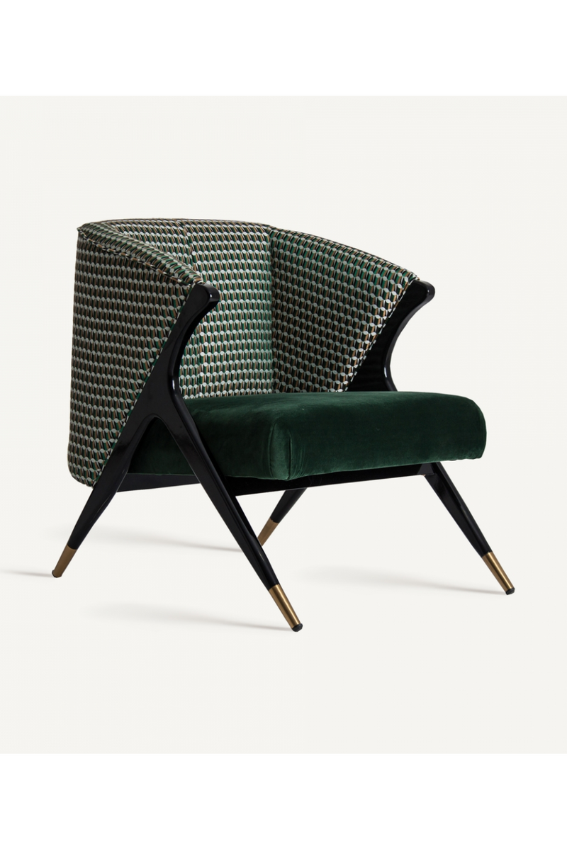 Modern Green Velvet Armchair | Vical Home Kelheim | Woodfurniture.com