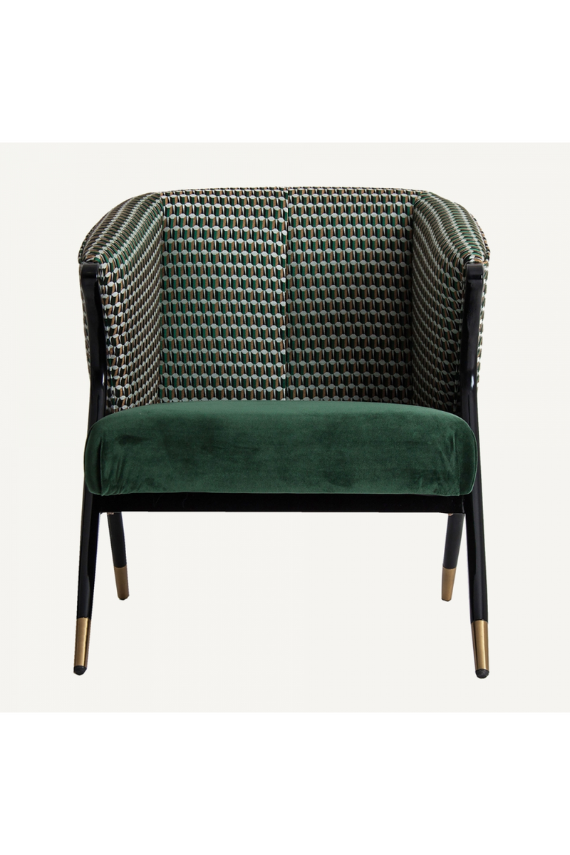 Modern Green Velvet Armchair | Vical Home Kelheim | Woodfurniture.com