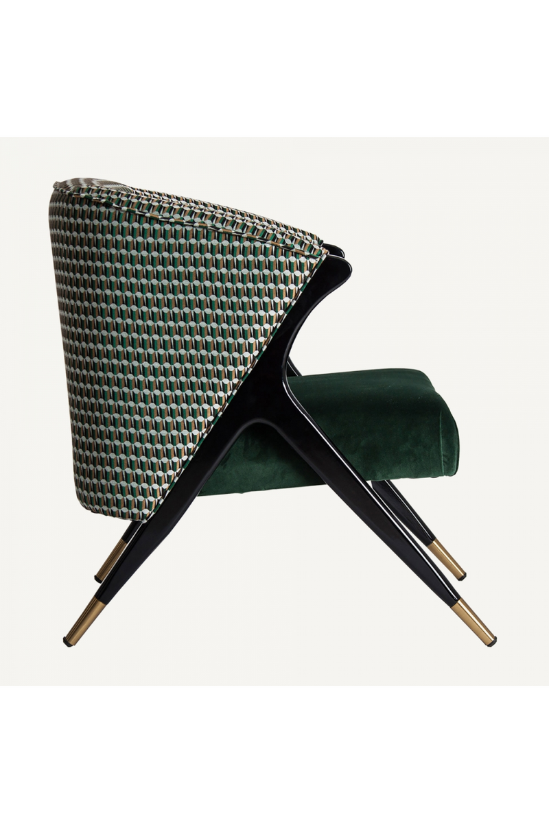 Modern Green Velvet Armchair | Vical Home Kelheim | Woodfurniture.com