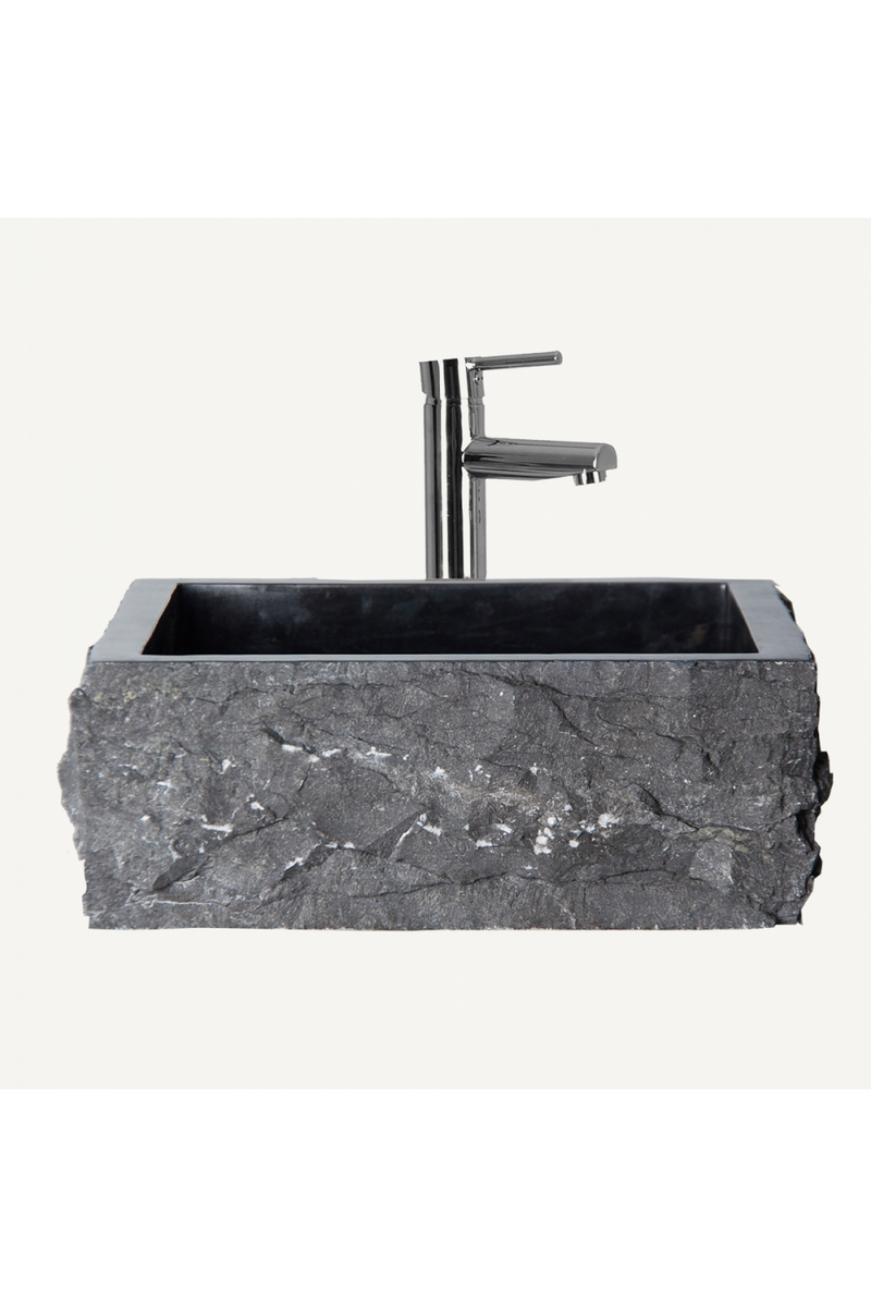 Black Marble Bathroom Sink | Vical Home Calypso | Woodfurniture.com