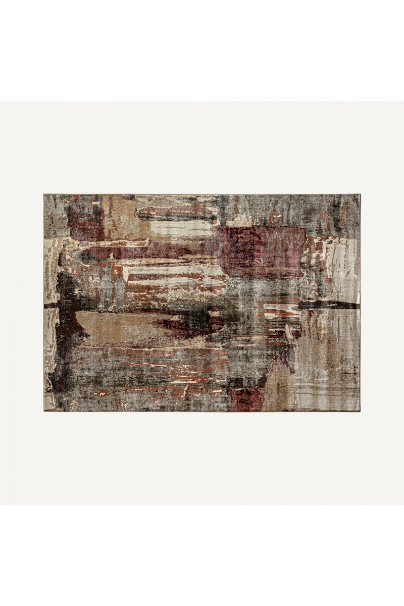 Brown Toned Viscose Rug 9'5" x 6'5" | Vical Home Olivia | Woodfurniture.com