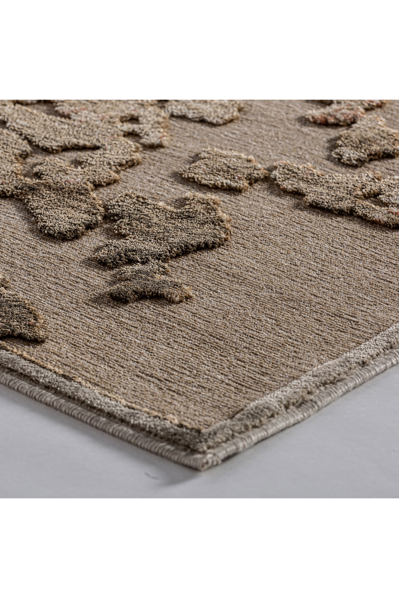 Beige Chenille Rug 9'5" x 6'5" | Vical Home Queen | Woodfurniture.com