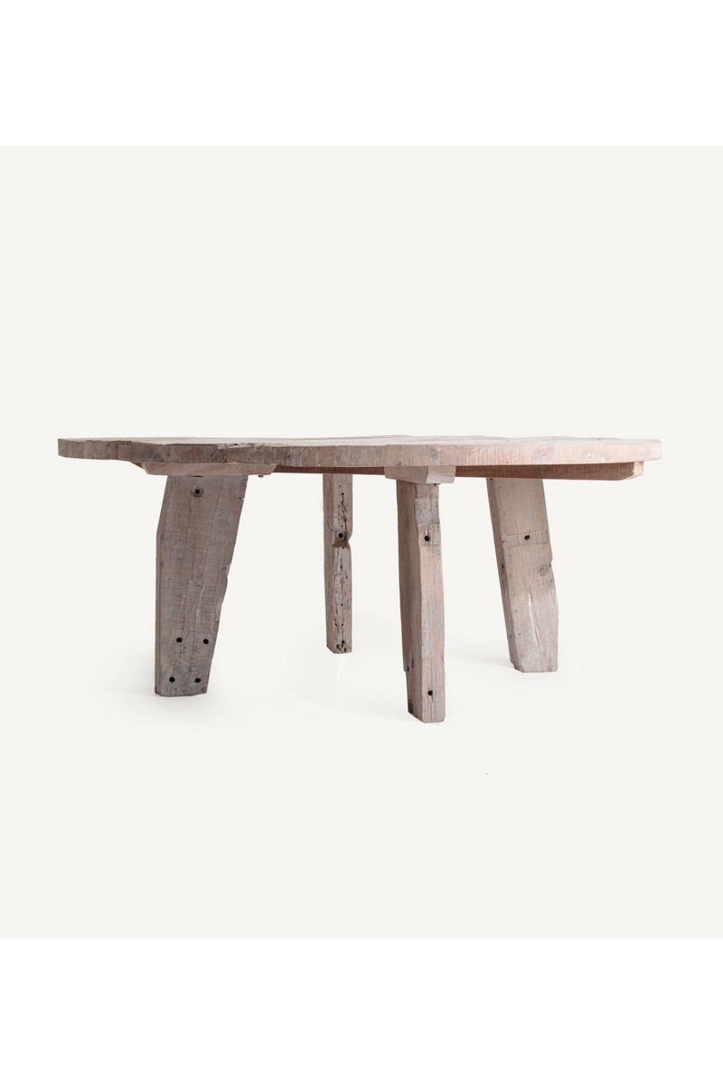 Round Mango Wood Dining Table | Vical Home Hassi | Oroatrade.com