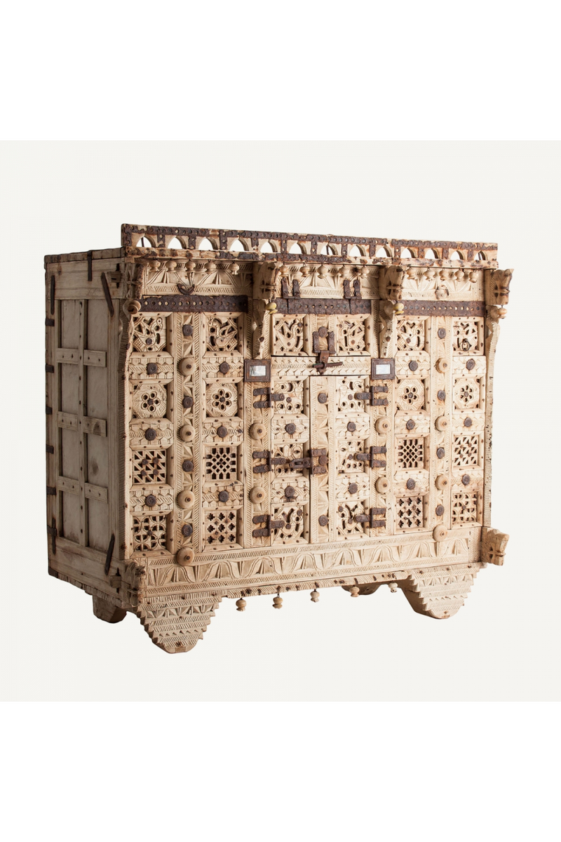 Oriental Engraved Teak Sideboard | Vical Home Chiayi | Oroatrade.com