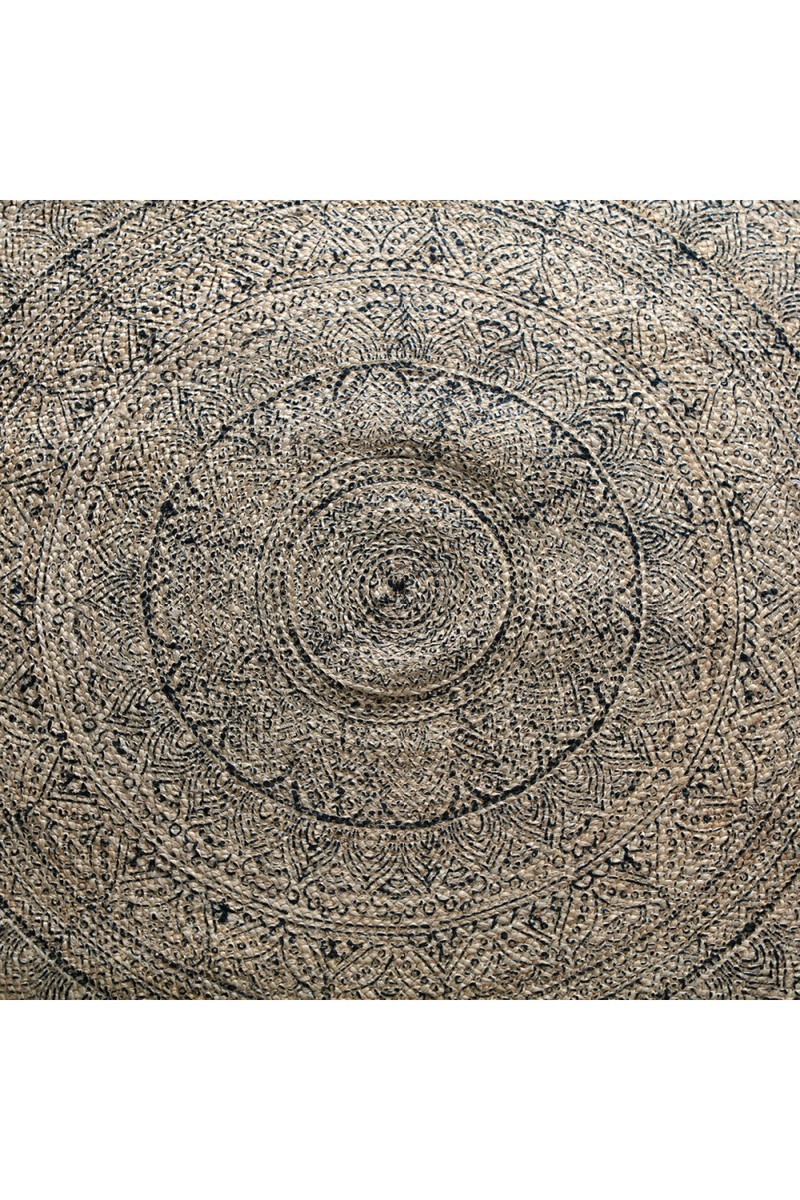 Round Contemporary Jute Rug 8' | Vical Home Kirana | Woodfurniture.com