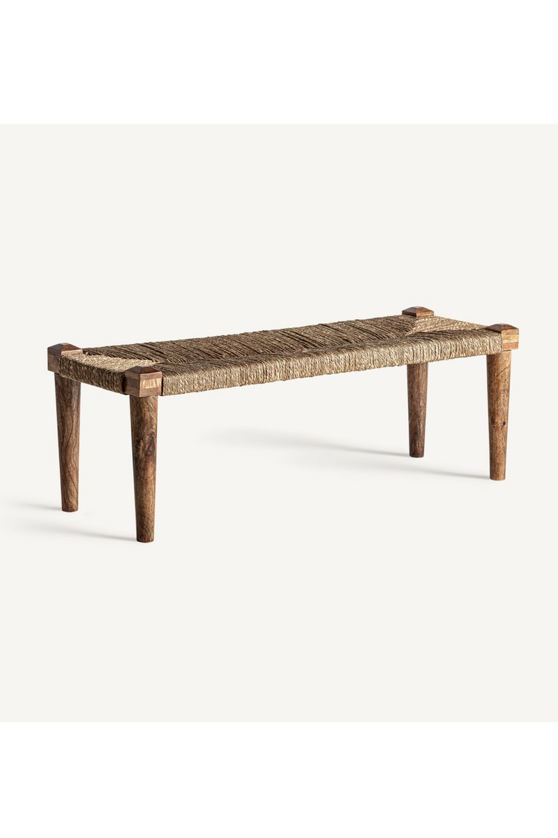 Natural Fiber Bench | Vical Home Tassaloro | Oroatrade.com