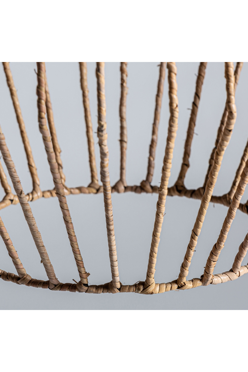 Braided Rattan Hanging Lamp | Vical Home Plisse | Woodfurniture.com