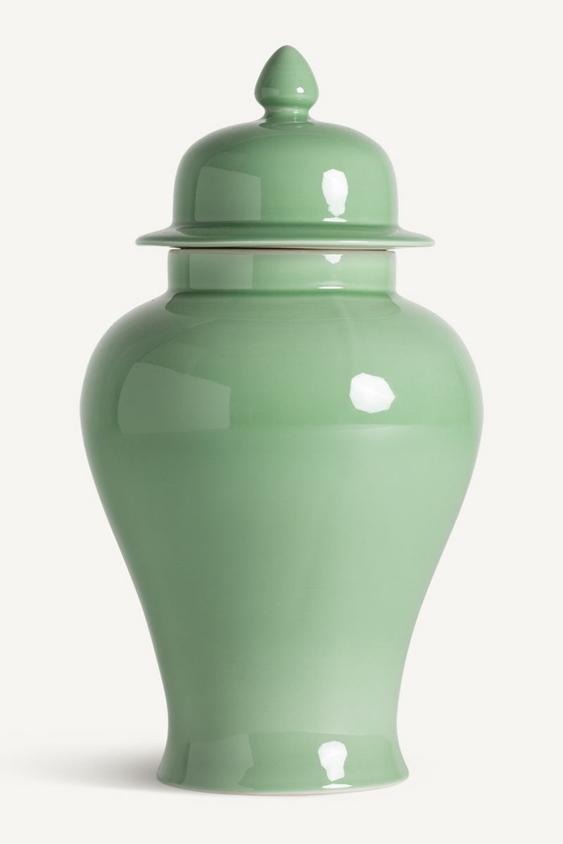 Light Green Ceramic Vase | Vical Home Ivok | Woodfurniture.com