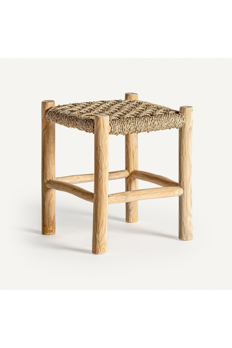 Natural Fiber Stool | Vical Home Manhula | Woodfurniture.com