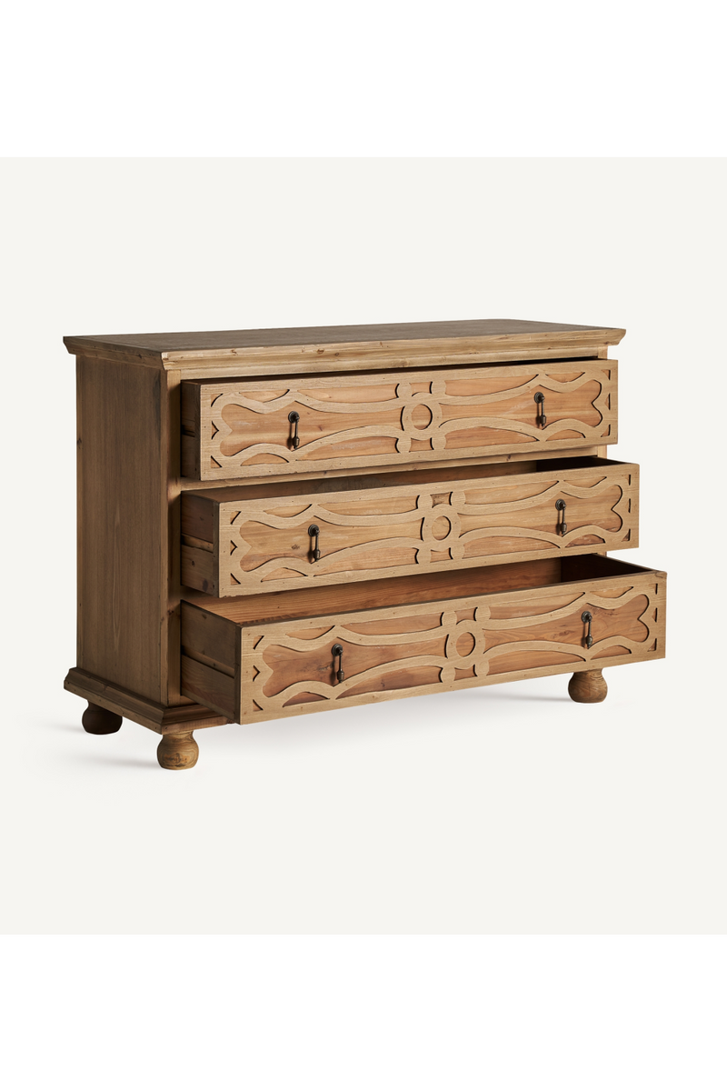 Carved Wooden Chest of Drawers | Vical Home Rumford | Woodfurniture.com