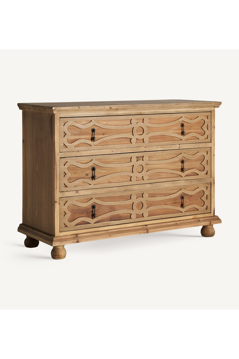 Carved Wooden Chest of Drawers | Vical Home Rumford | Woodfurniture.com