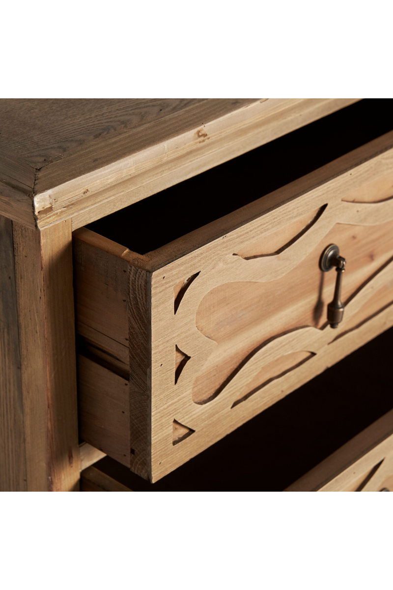 Carved Wooden Chest of Drawers | Vical Home Rumford | Woodfurniture.com