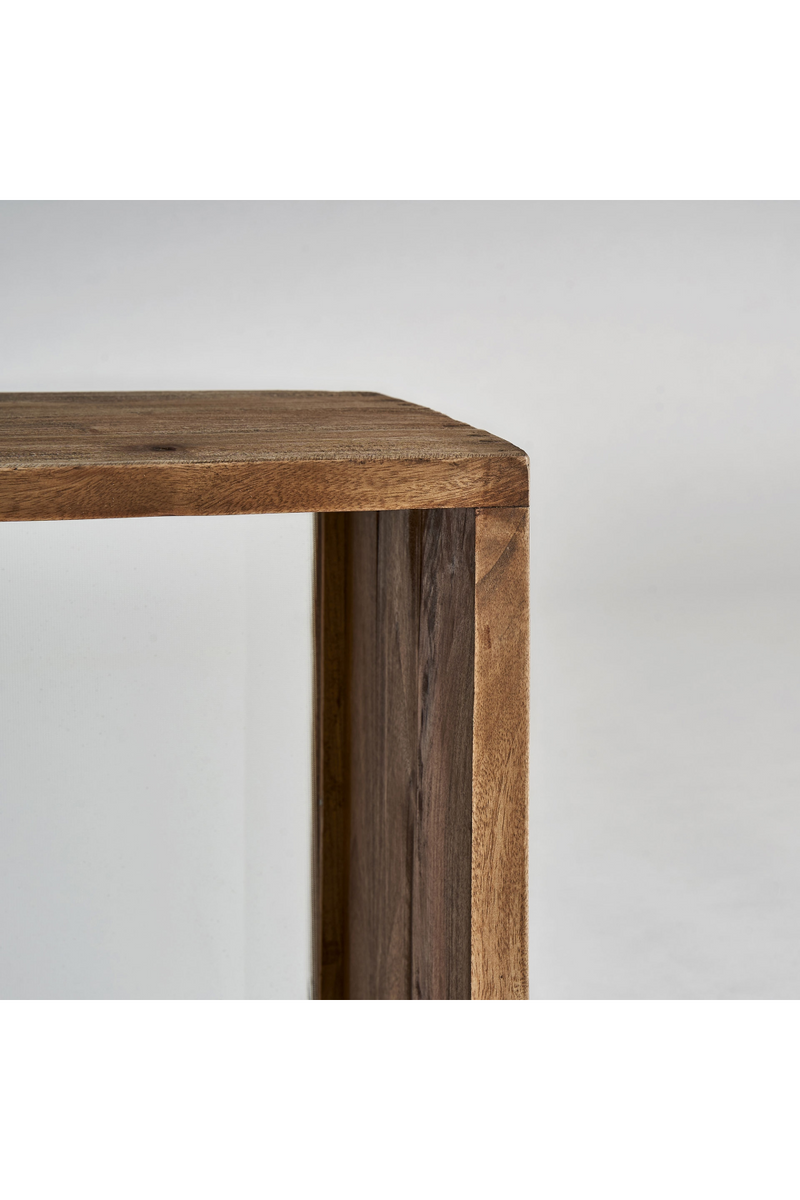 Mahogany Wood Modular Shelf | Vical Home Bruch | Woodfurniture.com