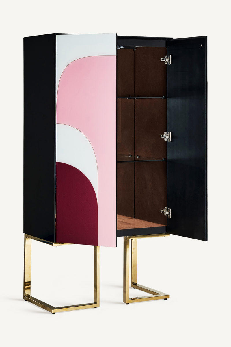 Multi-Colored Patterned Cabinet | Vical Home Annie | Oroatrade.com