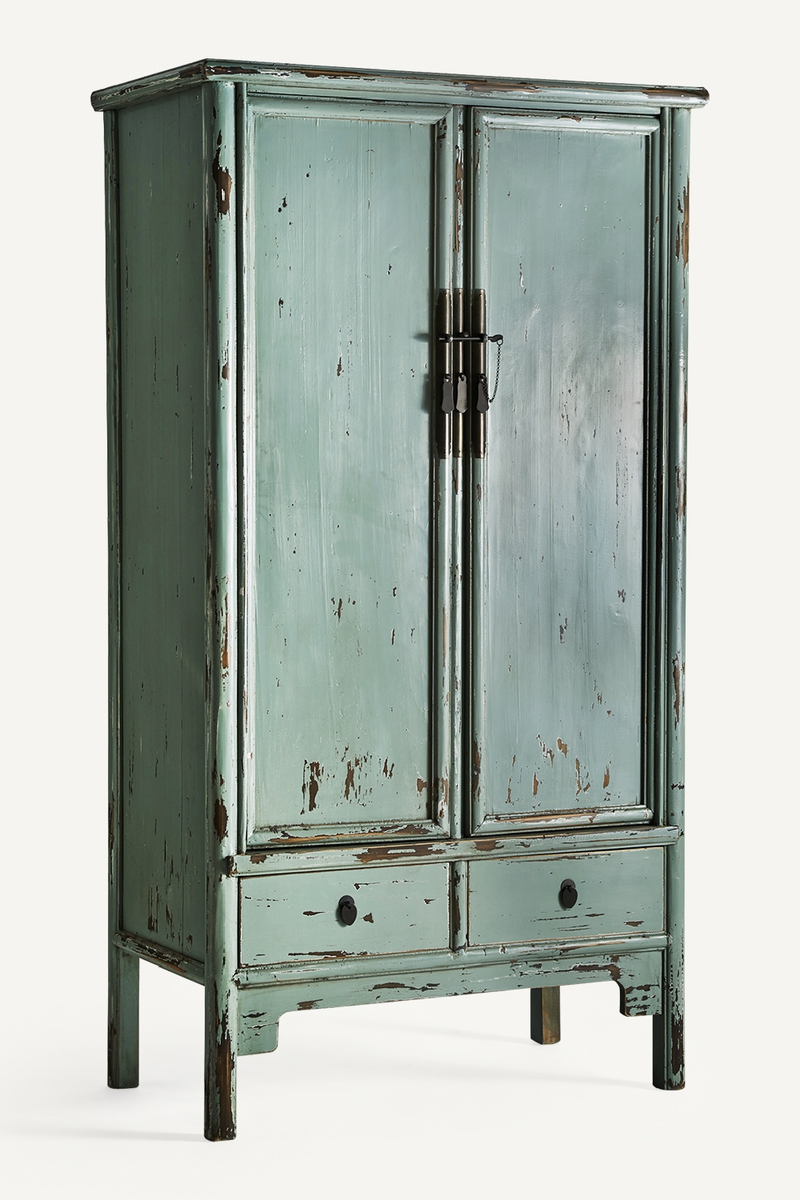 Antique Green Elm Cabinet | Vical Home Easky | Oroatrade.com