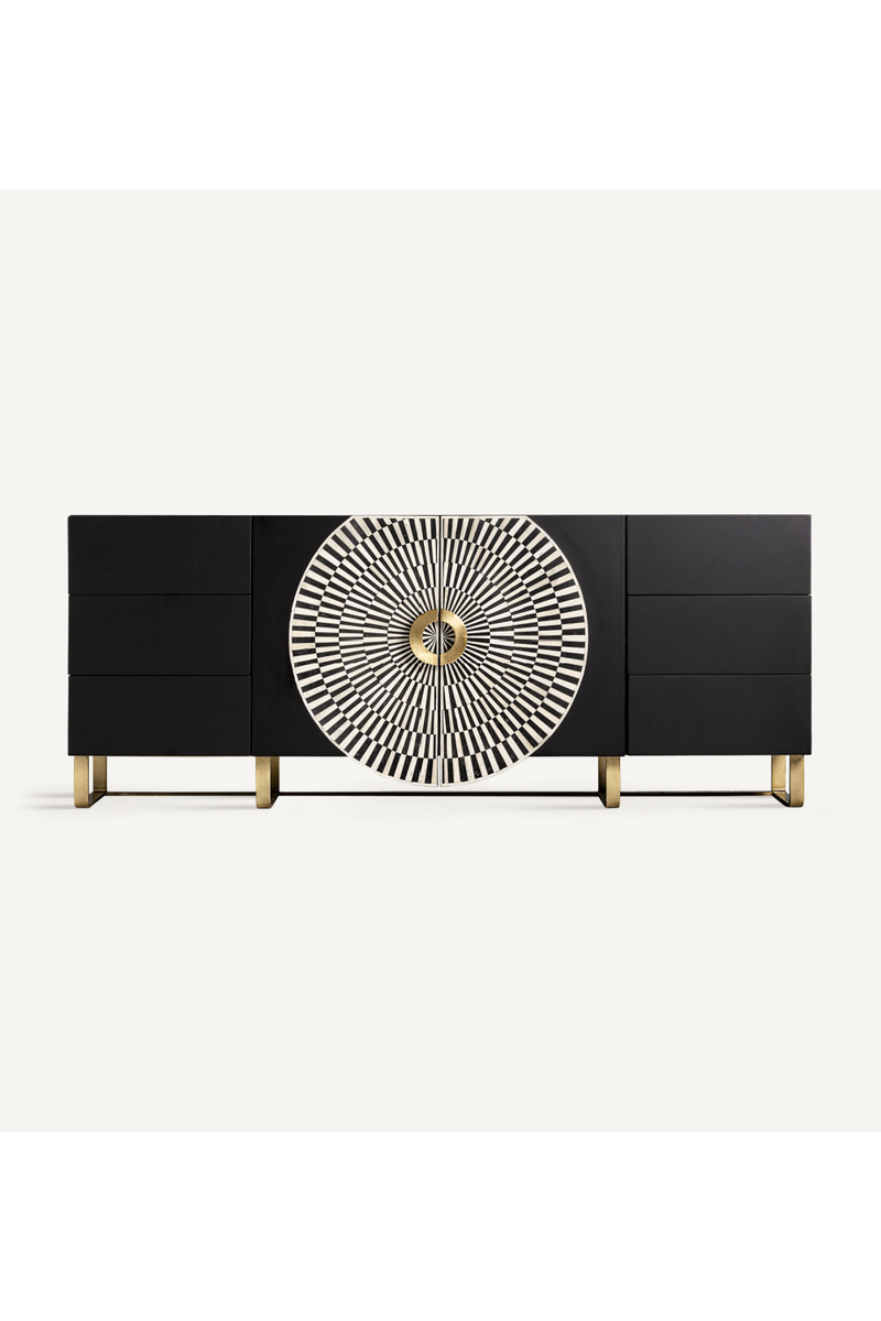 Black & White 2-Door Sideboard | Vical Home Gatsby | Woodfurniture.com