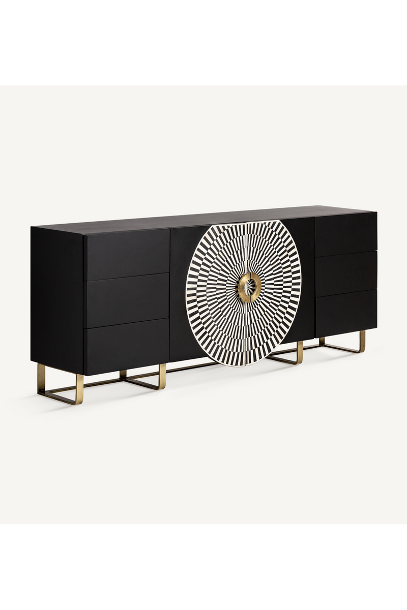 Black & White 2-Door Sideboard | Vical Home Gatsby | Woodfurniture.com