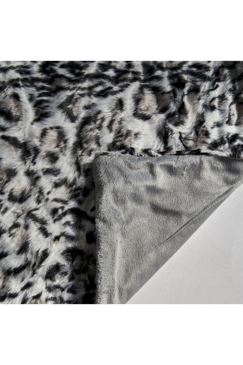 Two-Toned Furry Throw Blanket | Vical Home Leopard | Woodfurniture.com