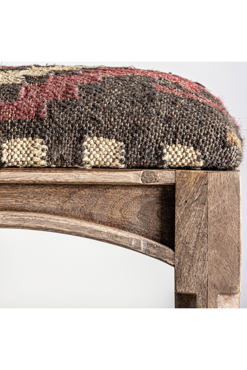 Patterned Jute Bench | Vical Home Rakek | Oroatrade.com