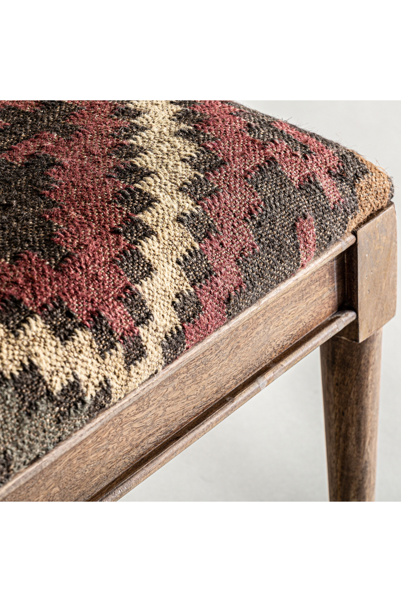 Patterned Jute Bench | Vical Home Rakek | Oroatrade.com