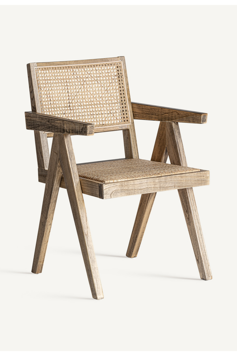 Rattan Detailed Accent Chair | Vical Home Cieza | Woodfurniture.com