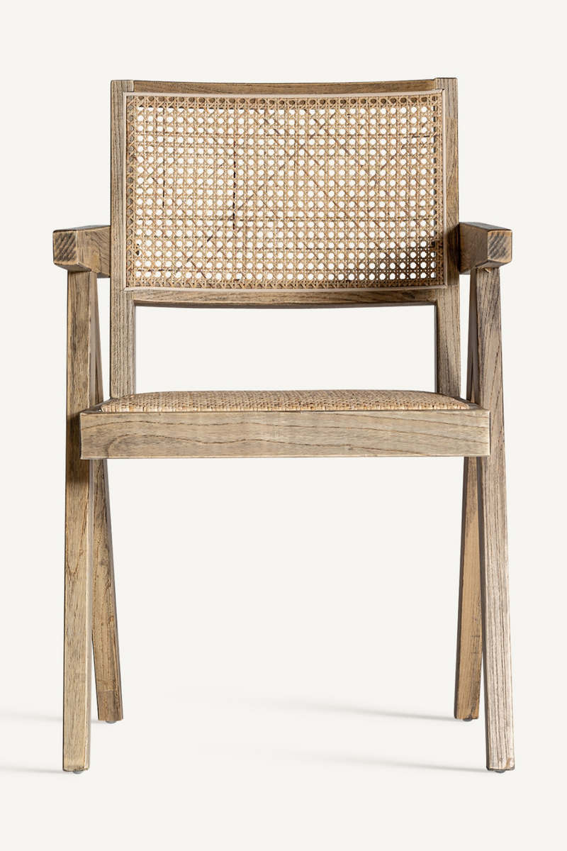 Rattan Detailed Accent Chair | Vical Home Cieza | Woodfurniture.com