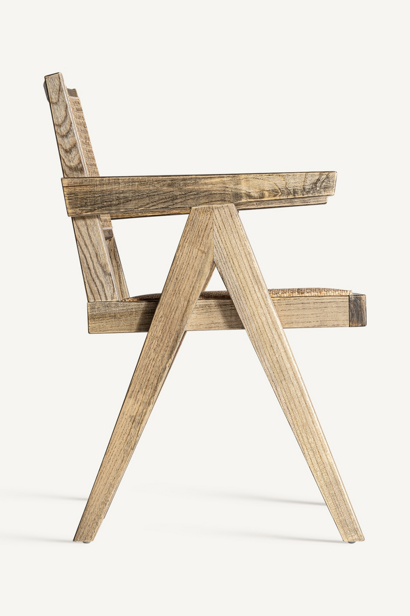 Rattan Detailed Accent Chair | Vical Home Cieza | Woodfurniture.com