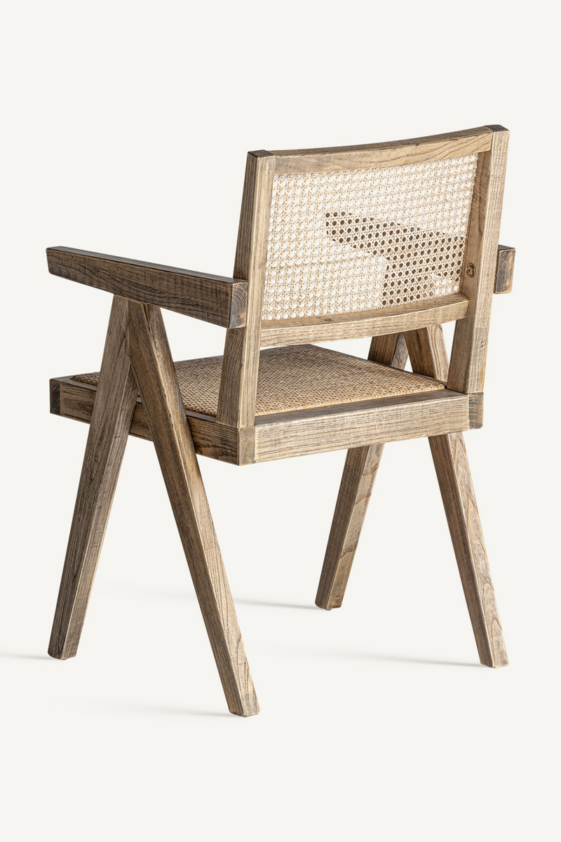 Rattan Detailed Accent Chair | Vical Home Cieza | Woodfurniture.com