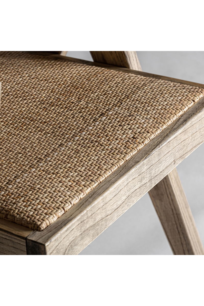 Rattan Detailed Accent Chair | Vical Home Cieza | Woodfurniture.com