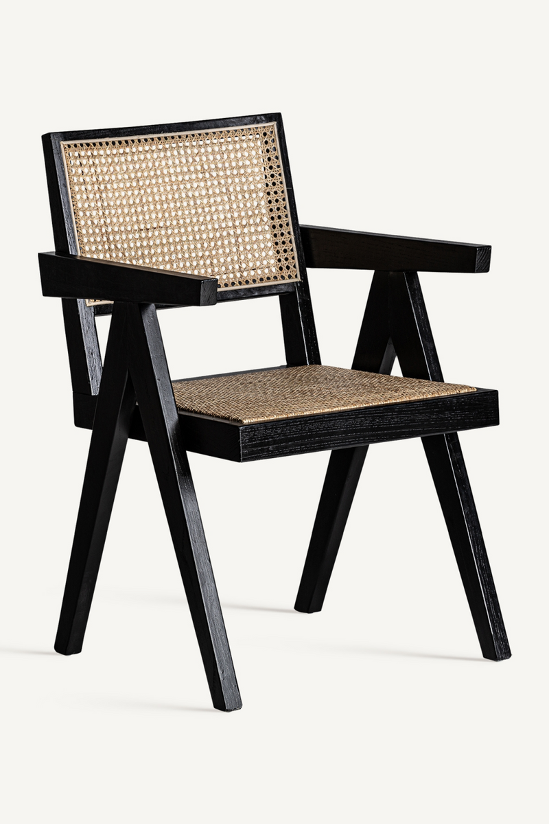 Rattan Detailed Accent Chair | Vical Home Cieza | Woodfurniture.com