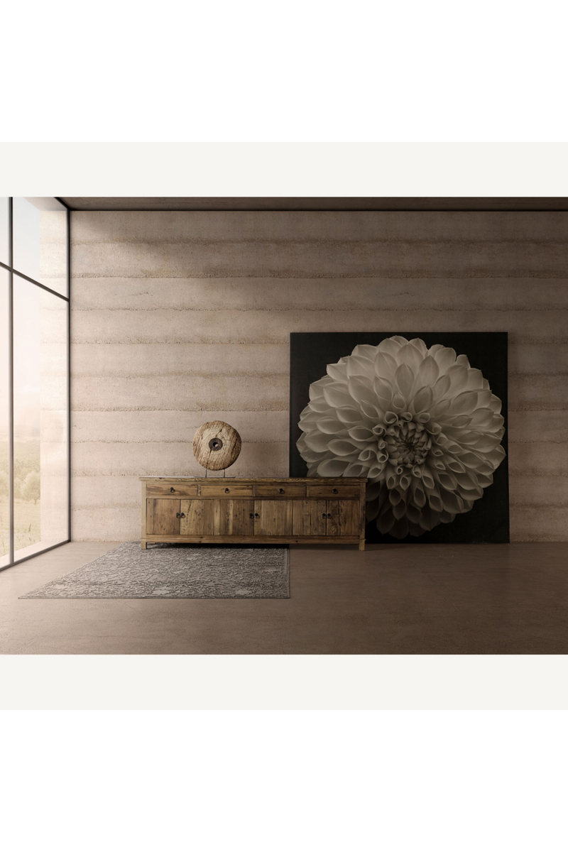 Monochromatic Floral Art Print | Vical Home Whill | Woodfurniture.com