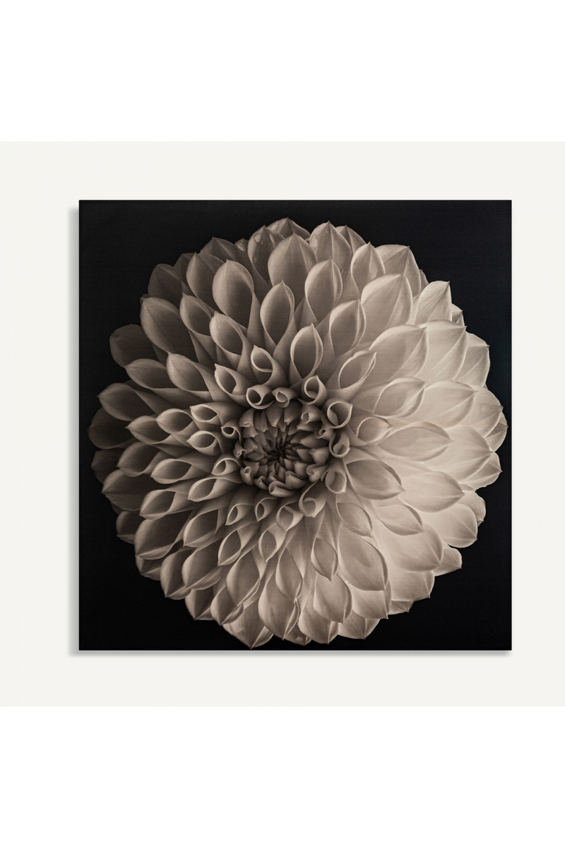 Monochromatic Floral Art Print | Vical Home Whill | Woodfurniture.com