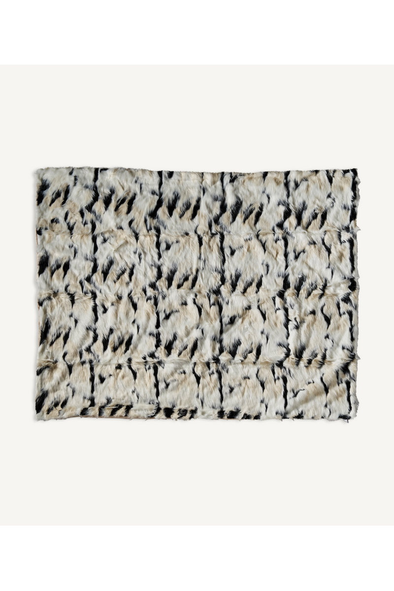 Black And White Throw Blanket | Vical Home Bear | Woodfurniture.com