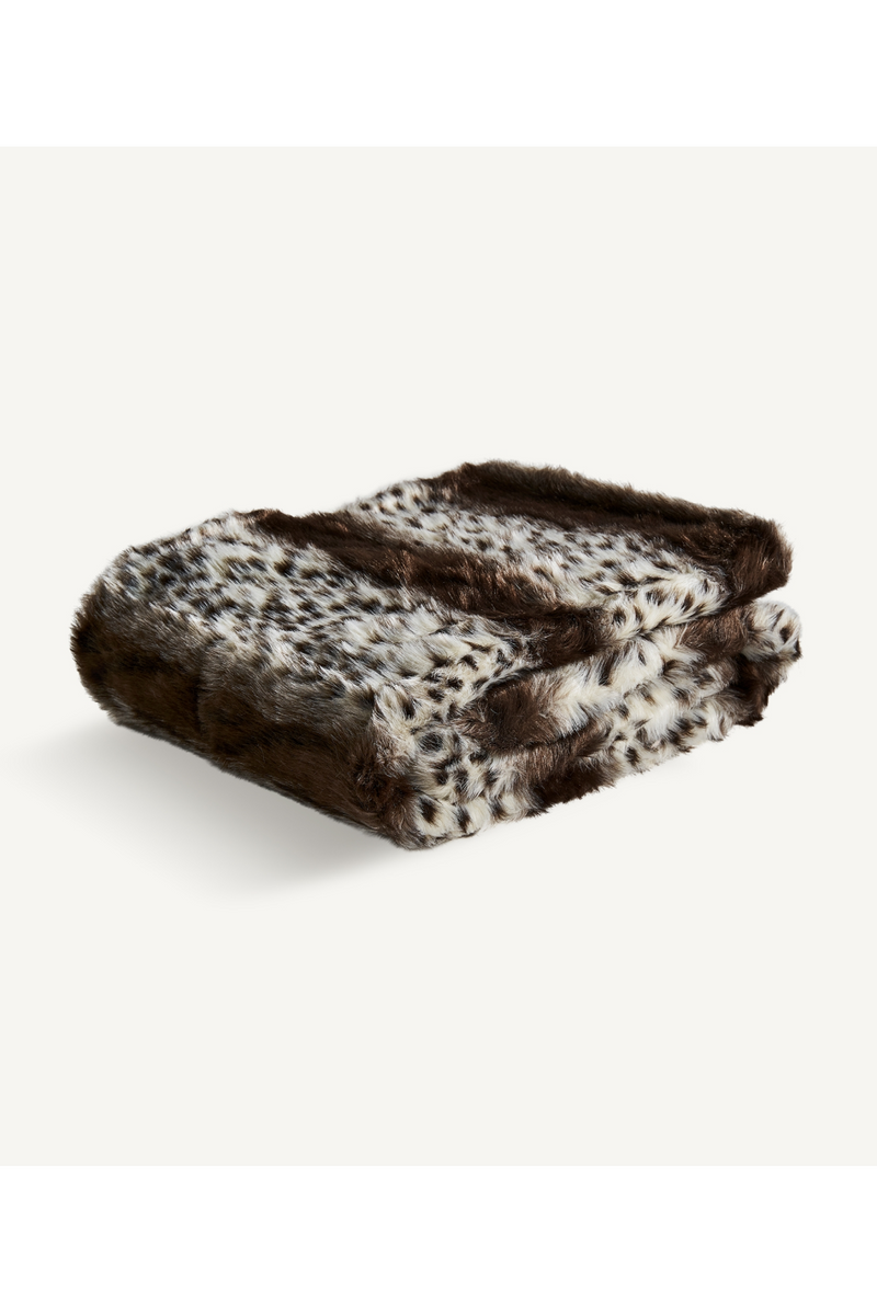 Spotted Microfiber Throw Blanket | Vical Home Raccoon | Woodfurniture.com