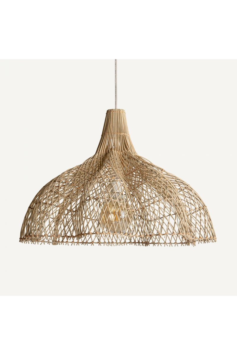 Rattan Dome Hanging Lamp | Vical Home Tisno | Woodfurniture.com