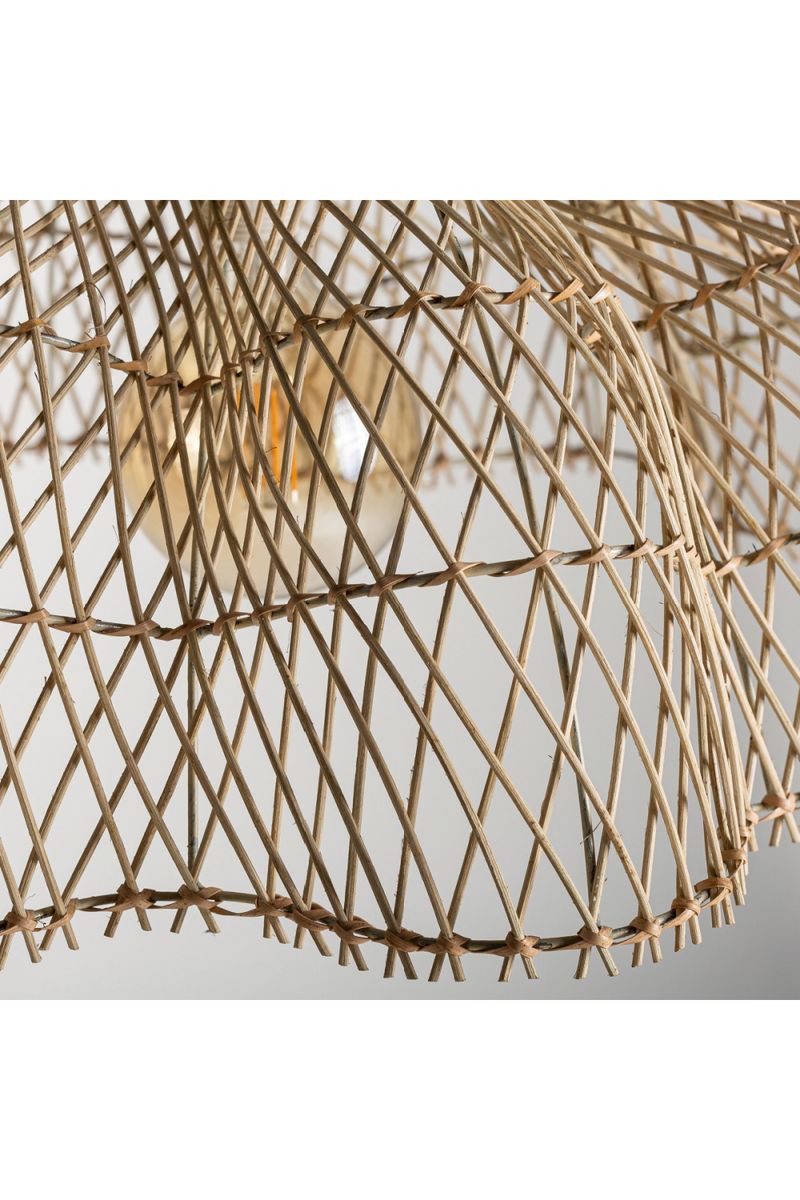 Rattan Dome Hanging Lamp | Vical Home Tisno | Woodfurniture.com