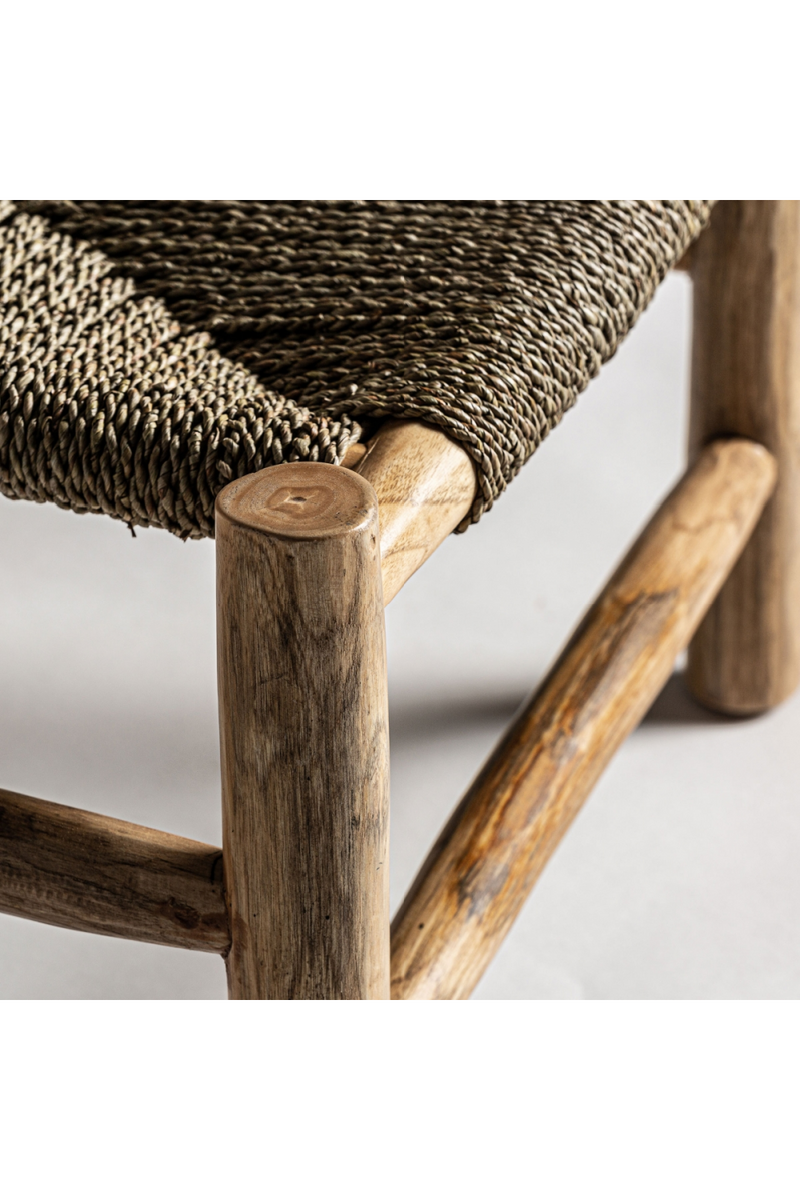 Natural Raffia Dining Chair | Vical Home Manhula | Woodfurniture.com