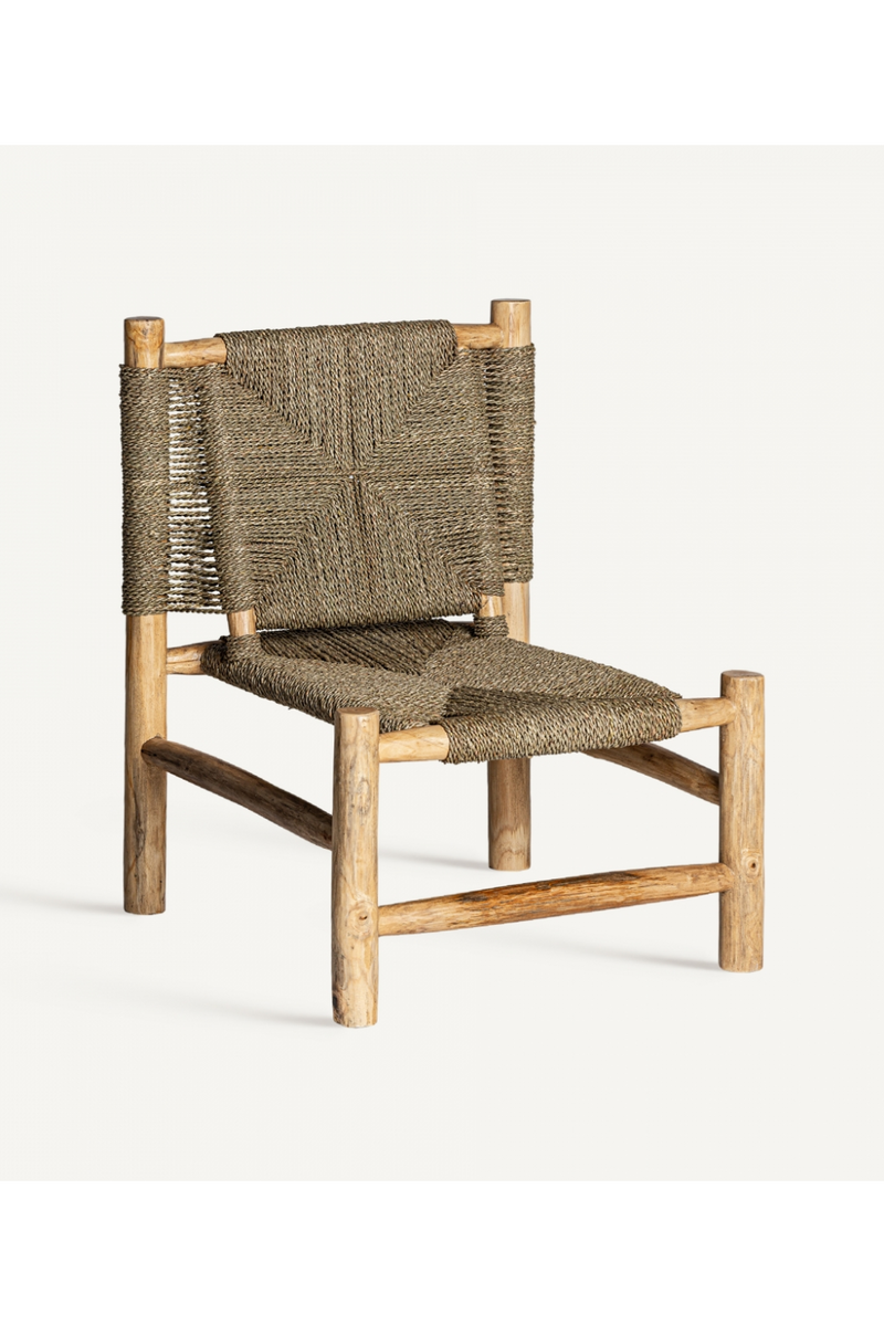 Natural Raffia Dining Chair | Vical Home Manhula | Woodfurniture.com