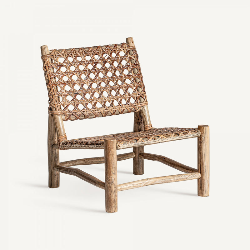 Woven Rattan Lounge Chair | Vical Home Luban | Woodfurniture.com