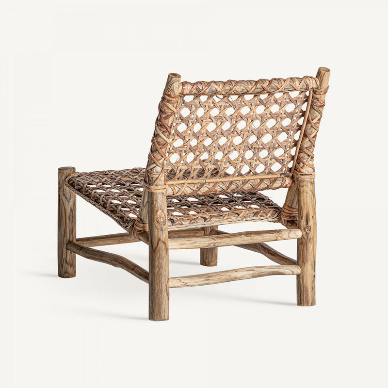 Woven Rattan Lounge Chair | Vical Home Luban | Woodfurniture.com