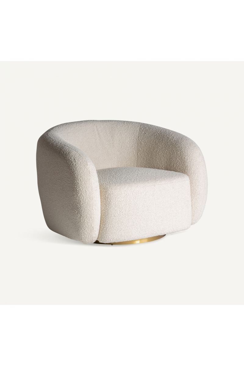 Cream Bouclé Armchair | Vical Home Scorze | Woodfurniture.com