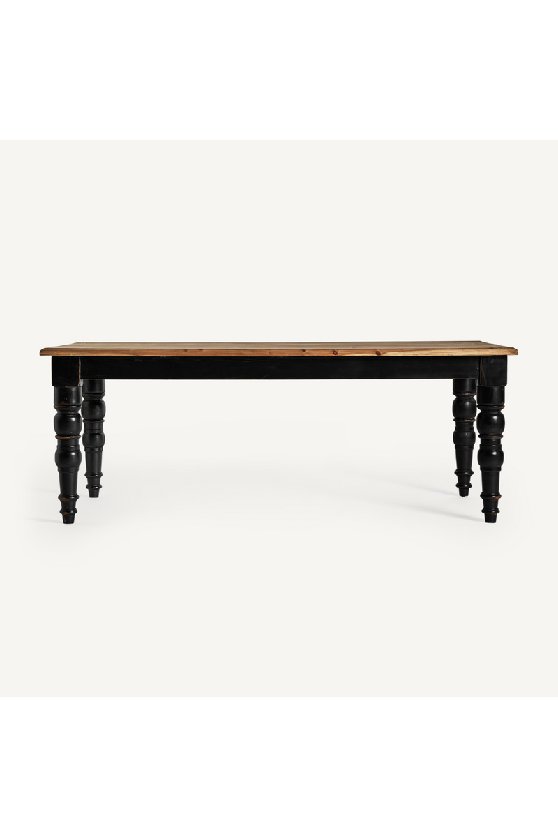 Two-Toned Elm Dining Table | Vical Home Zenica | Woodfurniture.com