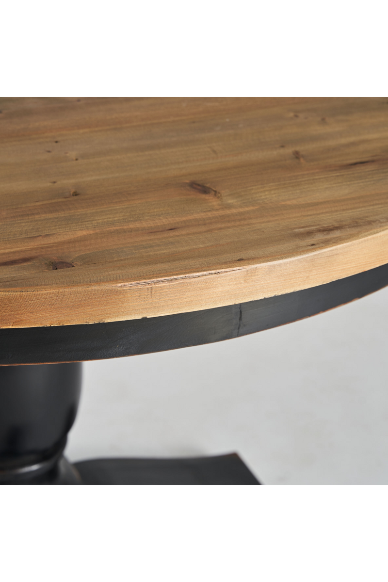 Elm Round Monopod Dining Table | Vical Home Zenica | Woodfurniture.com