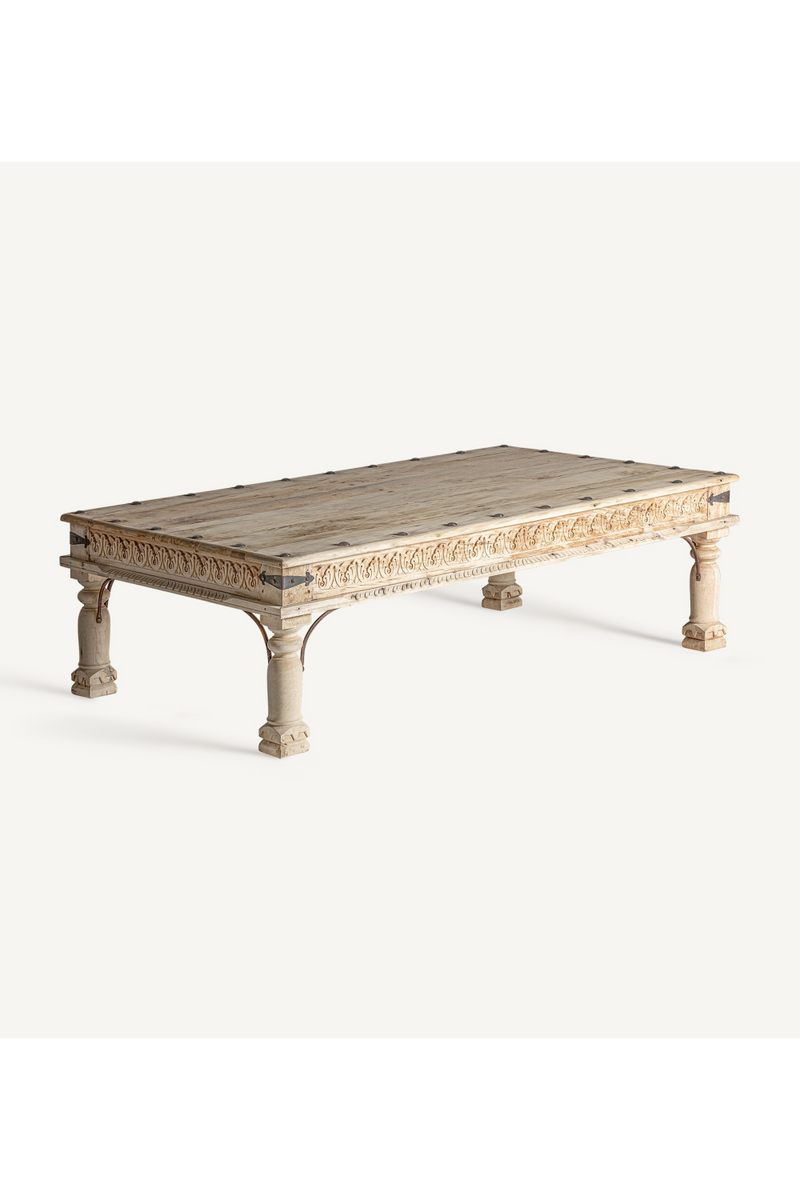 Oriental Carved Coffee Table | Vical Home Vouxell | Woodfurniture.com