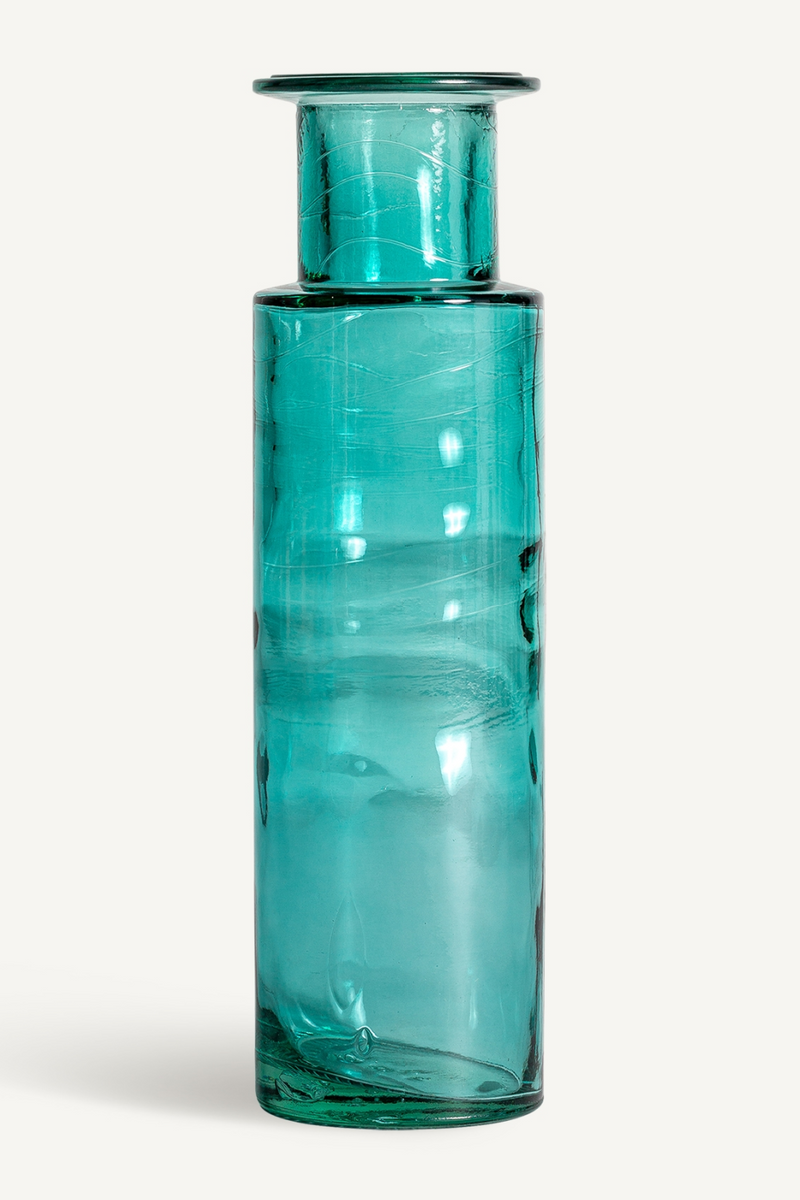 Turquoise Glass Vase | Vical Home Sea | Woodfurniture.com