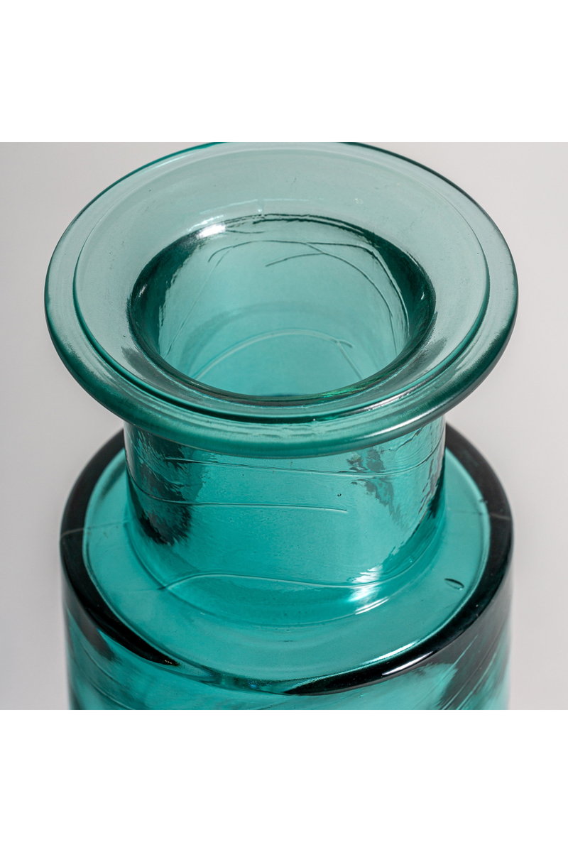 Turquoise Glass Vase | Vical Home Sea | Woodfurniture.com