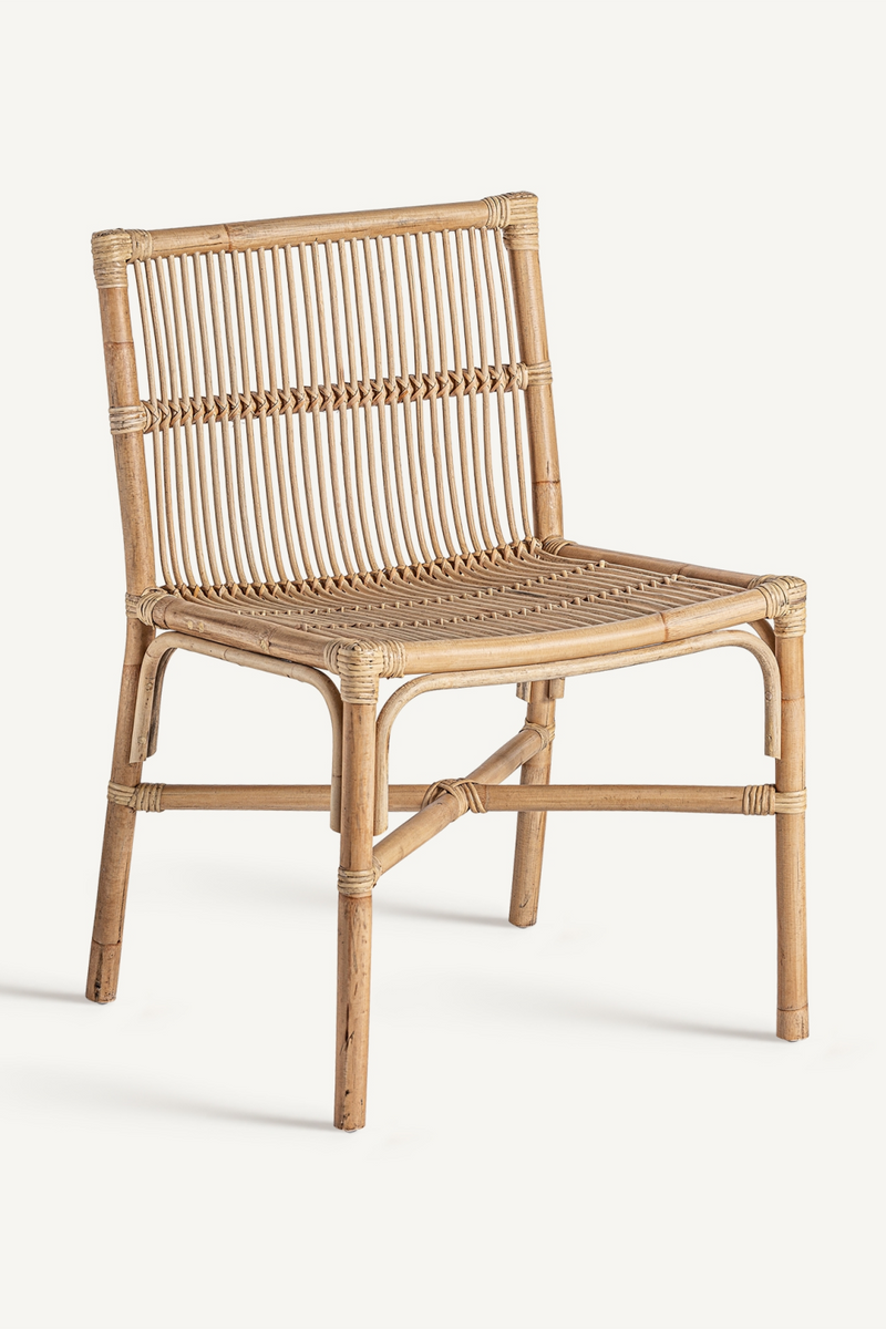 Brown Rattan Dining Chair | Vical Home Tandag | Woodfurniture.com