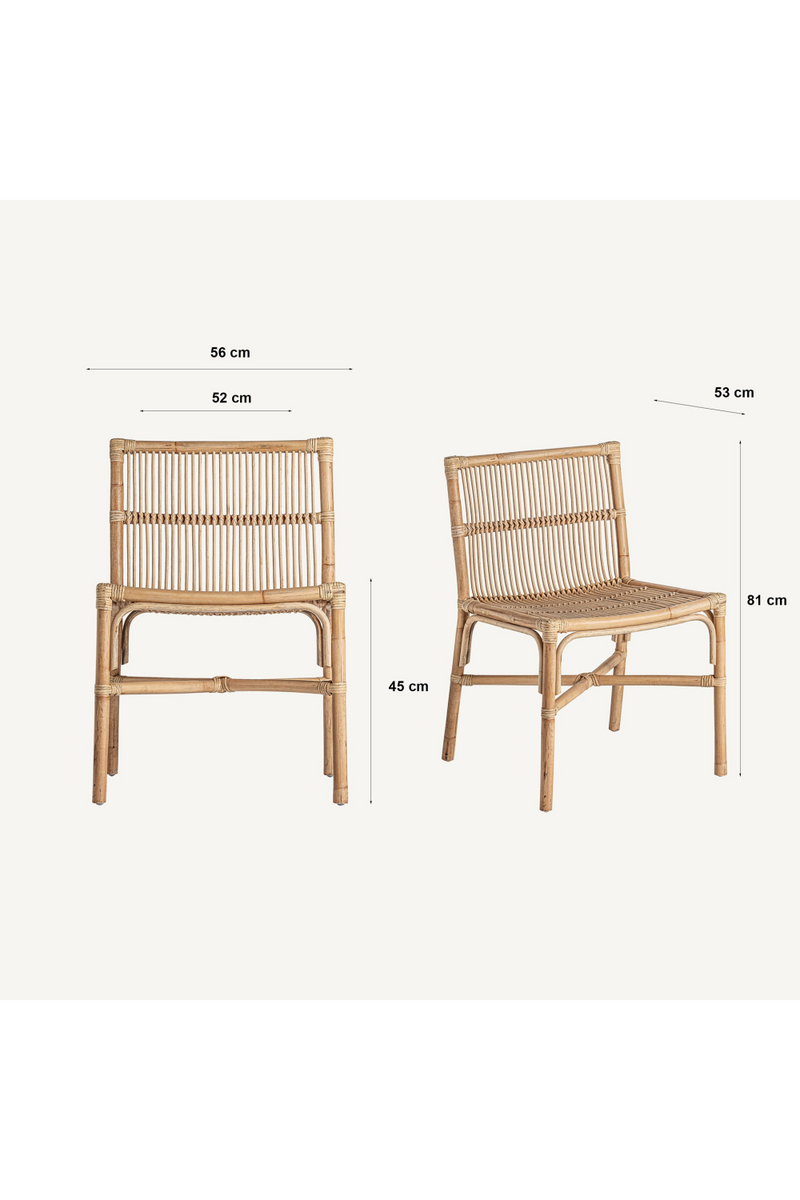 Brown Rattan Accent Chair | Vical Home Tandag | Woodfurniture.com