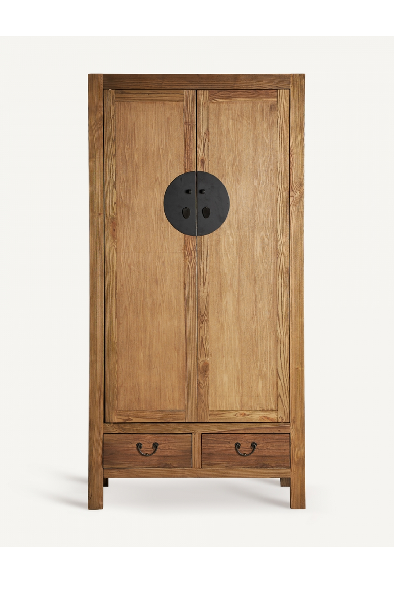 Natural Elm 2-Door Cabinet | Vical Home Metz | Oroatrade.com