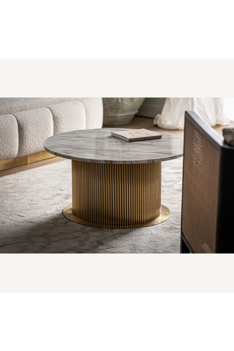 White Marble Coffee Table | Vical Home Breisach | Woodfurniture.com